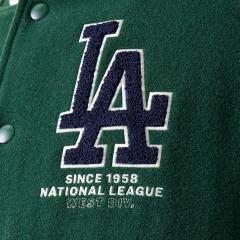 New Era Veste Varsity LA Dodgers MLB Vert foncé