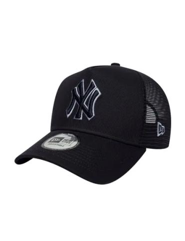 New Era Casquette NY Yankees Outline EF Trucker - Bleu Marine