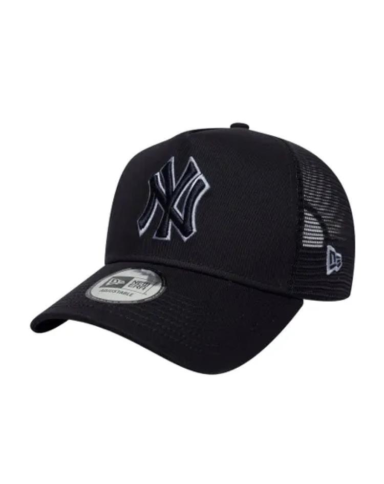 New Era Casquette NY Yankees Outline EF Trucker - Bleu Marine
