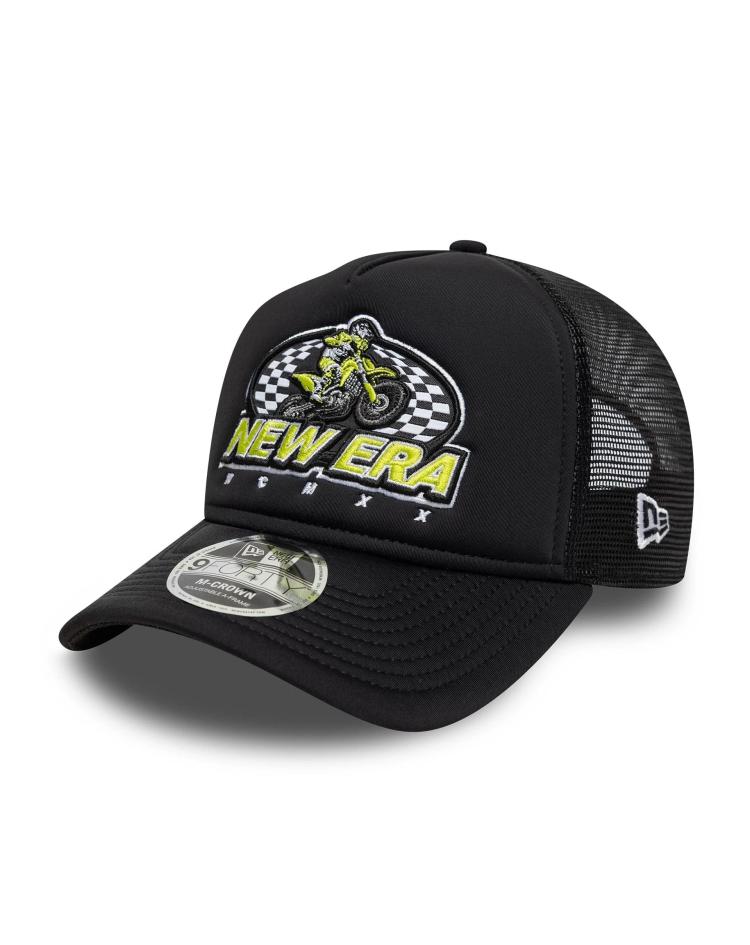 New Era Casquette 9FORTY A-Frame Trucker New Era Graphic Noir