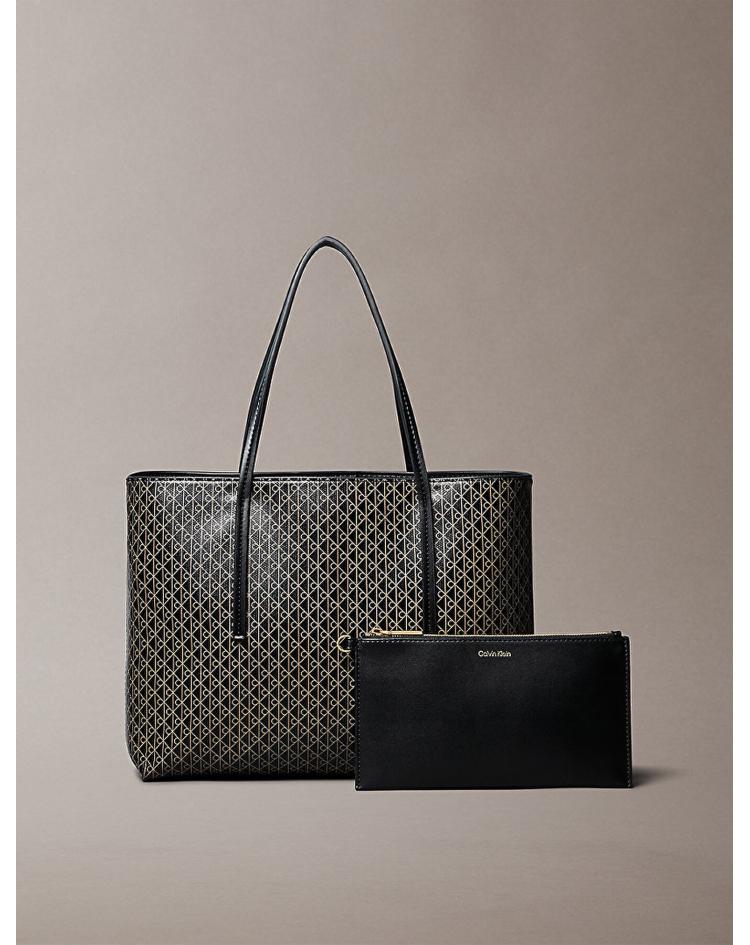 Calvin Klein Sac Cabas avec pochette Noir 
