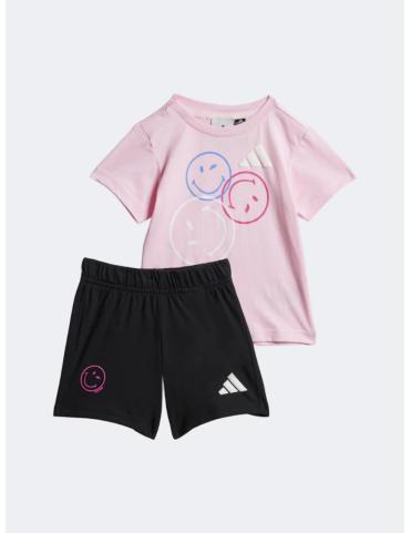 Adidas Smileyworld ensemble rose bébé