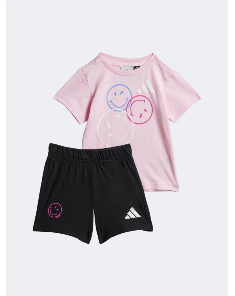 Adidas Smileyworld ensemble rose bébé