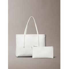 Calvin Klein Sac Cabas avec pochette blanc