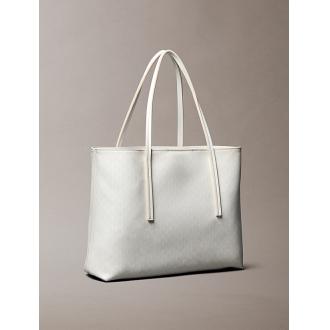 Calvin Klein Sac Cabas avec pochette blanc