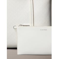 Calvin Klein Sac Cabas avec pochette blanc