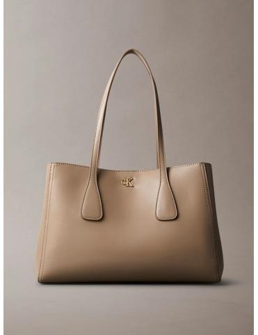 Calvin Klein Sac à main Ck Medium Work Tote taupe