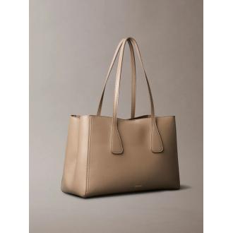 Calvin Klein Sac à main Ck Medium Work Tote taupe