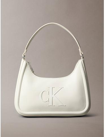Calvin Klein Sac à bandoulière Bold CK blanc