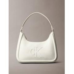 Calvin Klein Sac à bandoulière Bold CK blanc