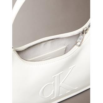 Calvin Klein Sac à bandoulière Bold CK blanc