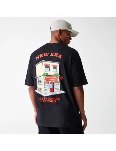 New Era T-shirt Oversize Cafe Graphic