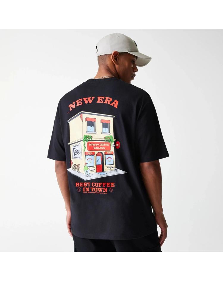 New Era T-shirt Oversize Cafe Graphic