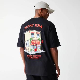 New Era T-shirt Oversize Cafe Graphic