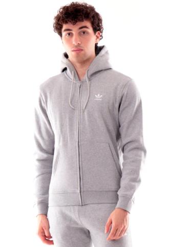 Adidas Veste à capuche entièrement zippée Trèfle Essentials