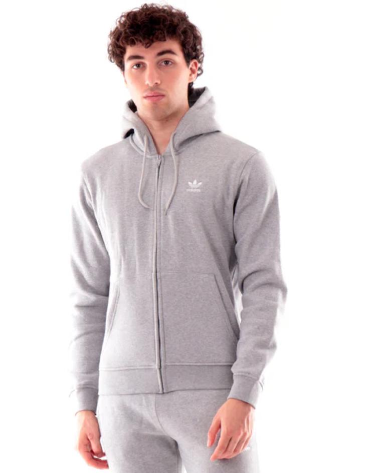 Adidas Veste à capuche entièrement zippée Trèfle Essentials