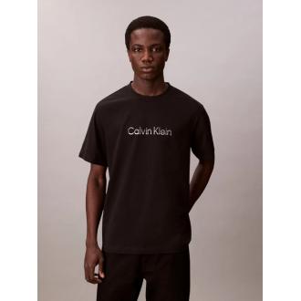 Calvin Klein T-shirt à col rond avec logo dégradé noir