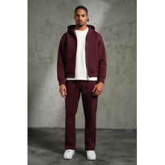 Ensemble veste et pantalon bordeaux
