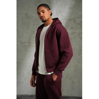 Ensemble veste et pantalon bordeaux