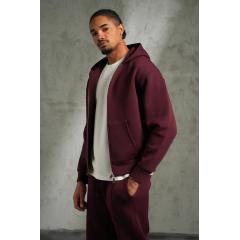 Ensemble veste et pantalon bordeaux