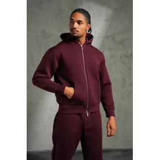 Ensemble veste et pantalon bordeaux