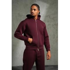 Ensemble veste et pantalon bordeaux