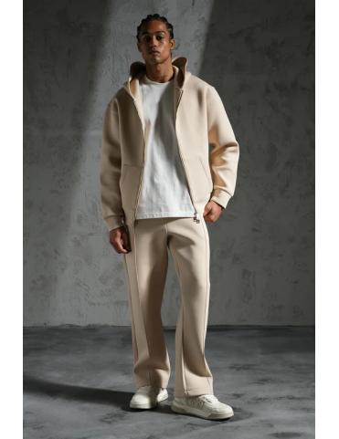 Ensemble veste et pantalon beige