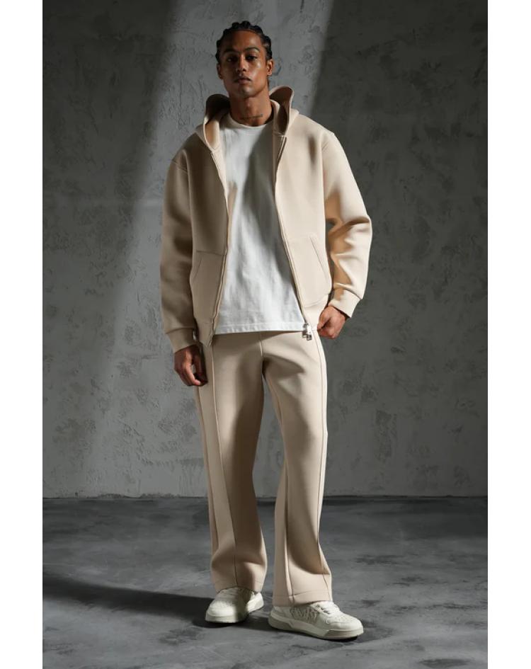 Ensemble veste et pantalon beige