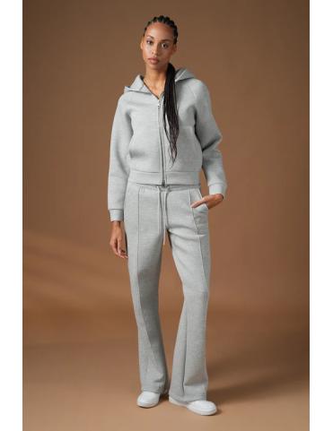 Ensemble veste pantalon femme gris